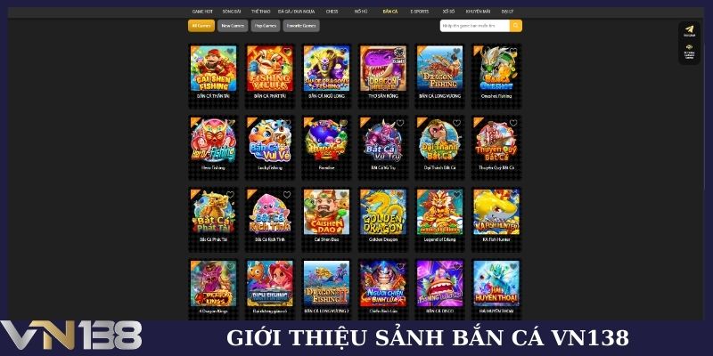 Giới thiệu sảnh bắn cá VN138