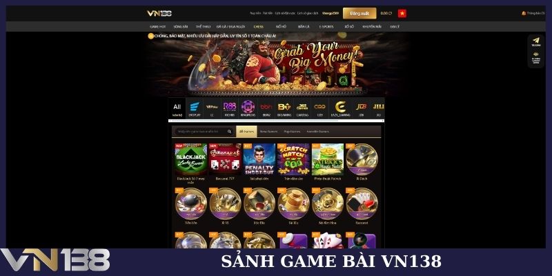 Sảnh game bài VN138